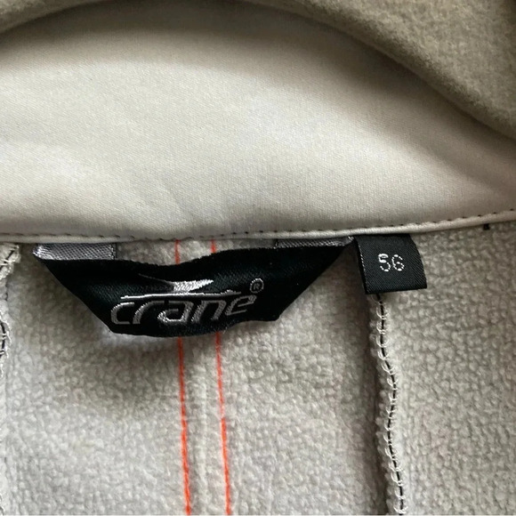 Crane fleece lined Vancouver cycling full zip jacket Sz L - Picture 6 of 16